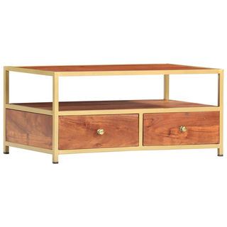 Coffee Table 90x50x40 cm Solid Acacia Wood - Giant Lobelia