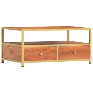 Coffee Table 90x50x40 cm Solid Acacia Wood - Giant Lobelia