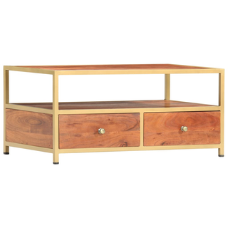 Coffee Table 90x50x40 cm Solid Acacia Wood - Giant Lobelia