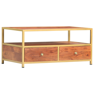 Coffee Table 90x50x40 cm Solid Acacia Wood - Giant Lobelia