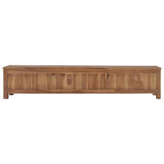 vidaXL TV Cabinet 150x30x30 cm Solid Teak Wood - Giant Lobelia