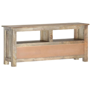 TV Cabinet 110x30x50 cm Solid Mango Wood - Giant Lobelia