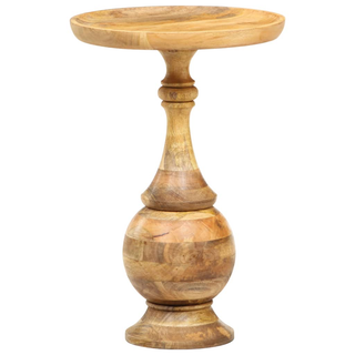 vidaXL Round Side Table 43x43x66 cm Solid Mango Wood - Giant Lobelia