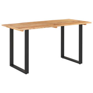 vidaXL Dining Table 140x70x76 cm Solid Acacia Wood - Giant Lobelia