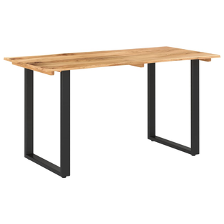 vidaXL Dining Table 140x70x76 cm Solid Acacia Wood - Giant Lobelia