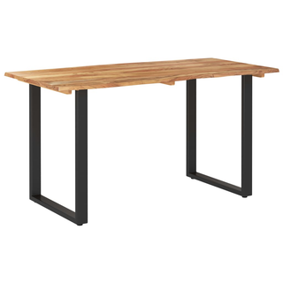 vidaXL Dining Table 140x70x76 cm Solid Acacia Wood - Giant Lobelia