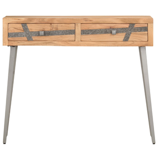 vidaXL Console Table 90x30x75 cm Solid Acacia Wood - Giant Lobelia