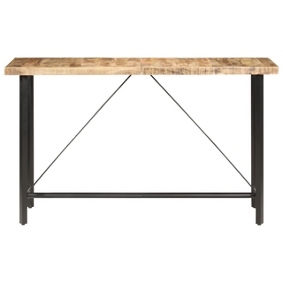 Bar Table 180x70x107 cm Rough Mango Wood - Giant Lobelia