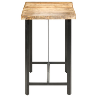 Bar Table 180x70x107 cm Rough Mango Wood - Giant Lobelia