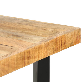 Bar Table 180x70x107 cm Rough Mango Wood - Giant Lobelia