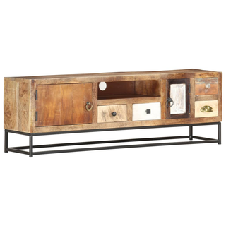 vidaXL TV Cabinet 120x30x40 cm Solid Reclaimed Wood - Giant Lobelia