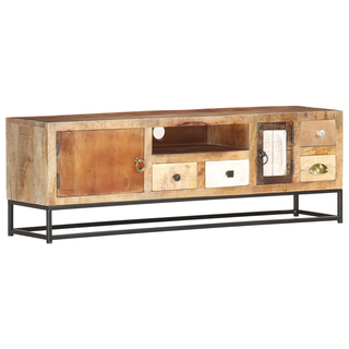 vidaXL TV Cabinet 120x30x40 cm Solid Reclaimed Wood - Giant Lobelia