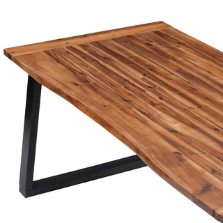 vidaXL Dining Table Solid Acacia Wood 180x90 cm - Giant Lobelia