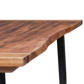 vidaXL Dining Table Solid Acacia Wood 180x90 cm - Giant Lobelia