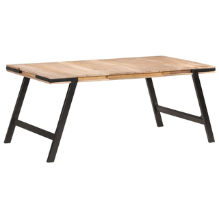 vidaXL Dining Table 180x90x76 cm Solid Mango Wood - Giant Lobelia