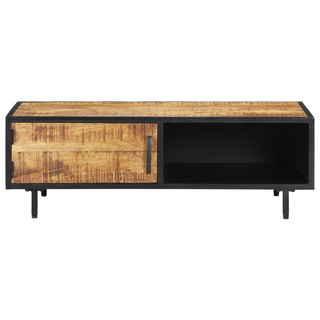 vidaXL Coffee Table 105x50x35 cm Rough Mango Wood - Giant Lobelia