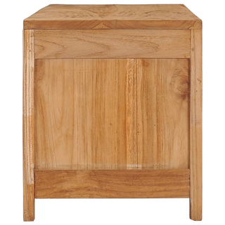 vidaXL TV Cabinet 100x30x35 cm Solid Teak Wood - Giant Lobelia