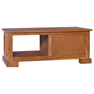 vidaXL TV Cabinet 90x50x37 cm Solid Teak Wood - Giant Lobelia