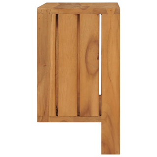 vidaXL Wall-mounted Towel Rack 35x20x35 cm Solid Teak Wood - Giant Lobelia