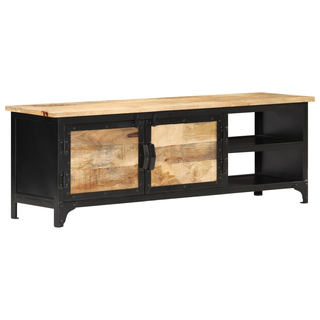 TV Cabinet 120x30x40 cm Solid Mango Wood - Giant Lobelia