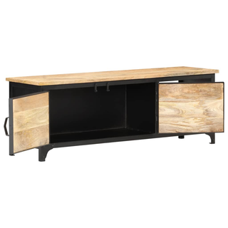 TV Cabinet 120x30x40 cm Solid Mango Wood - Giant Lobelia