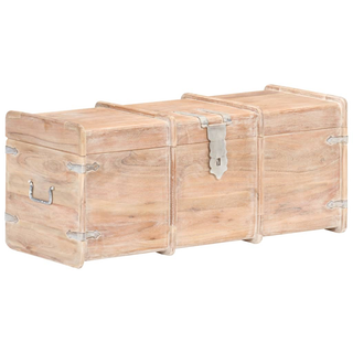 vidaXL Storage Chest 90x40x40 cm Solid Acacia Wood - Giant Lobelia