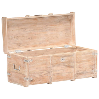 vidaXL Storage Chest 90x40x40 cm Solid Acacia Wood - Giant Lobelia