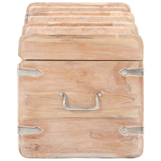 vidaXL Storage Chest 90x40x40 cm Solid Acacia Wood - Giant Lobelia