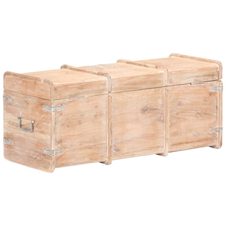 vidaXL Storage Chest 90x40x40 cm Solid Acacia Wood - Giant Lobelia