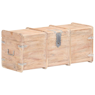 vidaXL Storage Chest 90x40x40 cm Solid Acacia Wood - Giant Lobelia