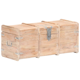 vidaXL Storage Chest 90x40x40 cm Solid Acacia Wood - Giant Lobelia