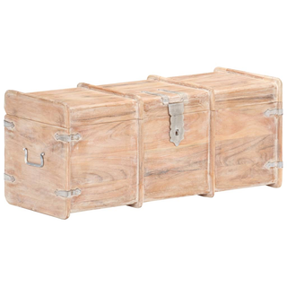 vidaXL Storage Chest 90x40x40 cm Solid Acacia Wood - Giant Lobelia