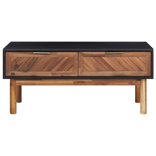 vidaXL Coffee Table 90x50x40 cm Solid Acacia Wood and MDF - Giant Lobelia