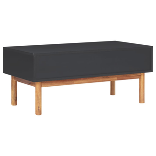 vidaXL Coffee Table 90x50x40 cm Solid Acacia Wood and MDF - Giant Lobelia