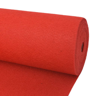 vidaXL Exhibition Carpet Plain 1x12 m Red - Giant Lobelia