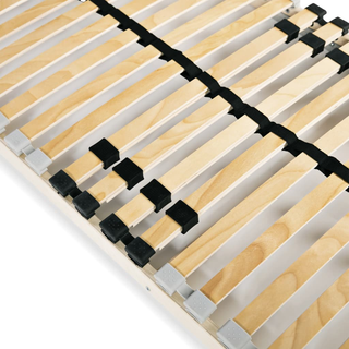 vidaXL Slatted Bed Bases 2 pcs with 28 Slats 7 Zones 80x200 cm - Giant Lobelia