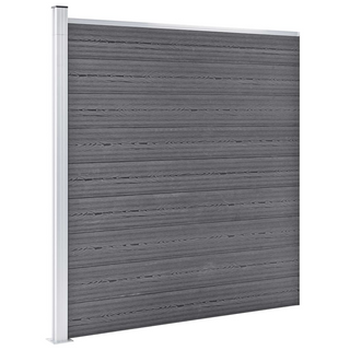 vidaXL Garden Fence WPC 353x186 cm Grey - Giant Lobelia