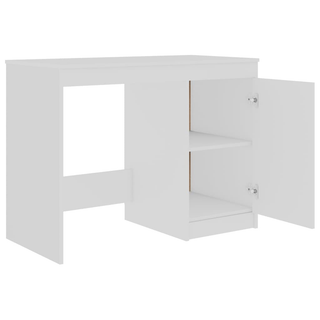 vidaXL Desk White 140x50x76 cm Engineered Wood - Giant Lobelia