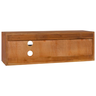 Wall-mounted TV Cabinet 180x30x30 cm Solid Teak Wood - Giant Lobelia