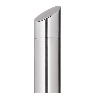 vidaXL Garden Shower with Brown Base 225 cm Stainless Steel - Giant Lobelia