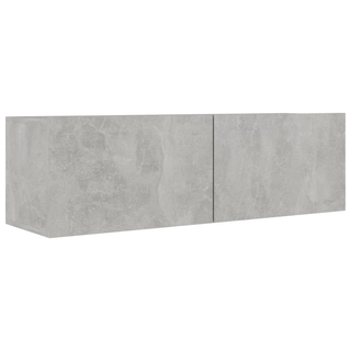 8 Piece TV Cabinet Set Concrete Grey - Giant Lobelia