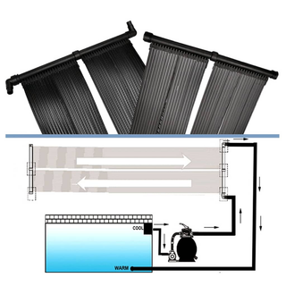 vidaXL Solar Pool Heater Panel 4 pcs 80x620 cm - Giant Lobelia