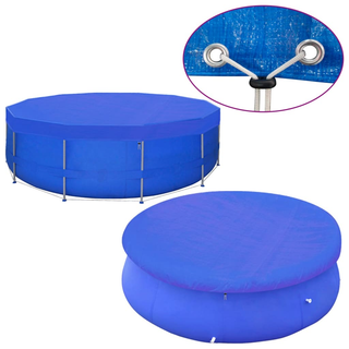 vidaXL Pool Covers 2 pcs PE Round 540 cm 90 g/m² - Giant Lobelia