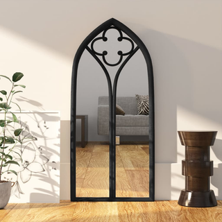 vidaXL Mirror Black 100x45 cm Iron for Indoor Use - Giant Lobelia