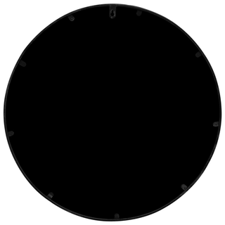 vidaXL Mirror Black 60x3 cm Iron Round for Indoor Use - Giant Lobelia