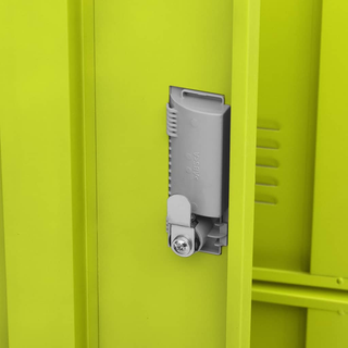 vidaXL Locker Cabinets 2 pcs Light Grey and Green 90x45x92.5 cm Steel - Giant Lobelia