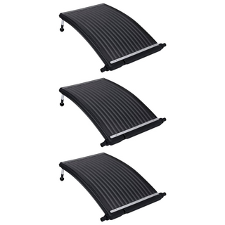 vidaXL Curved Pool Solar Heating Panels 3 pcs 110x65 cm - Giant Lobelia