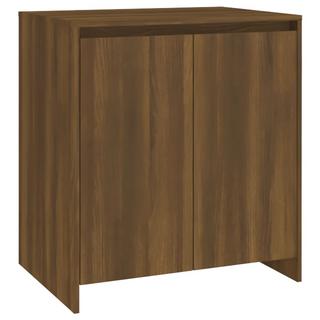 3 Piece Sideboard Brown Oak Engineered Wood - Giant Lobelia