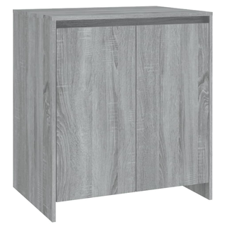 3 Piece Sideboard Grey Sonoma Engineered Wood - Giant Lobelia