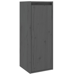 vidaXL TV Cabinets 2 pcs Grey Solid Wood Pine - Giant Lobelia